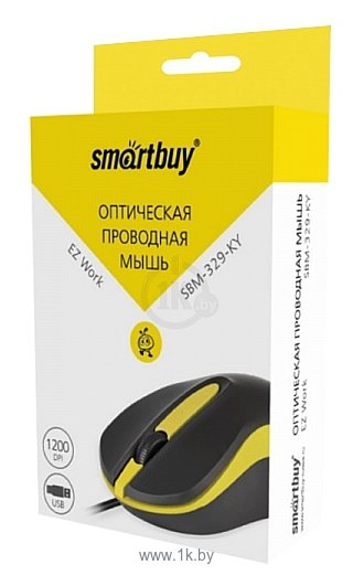 Фотографии SmartBuy SBM-329-KY black-Yellow USB