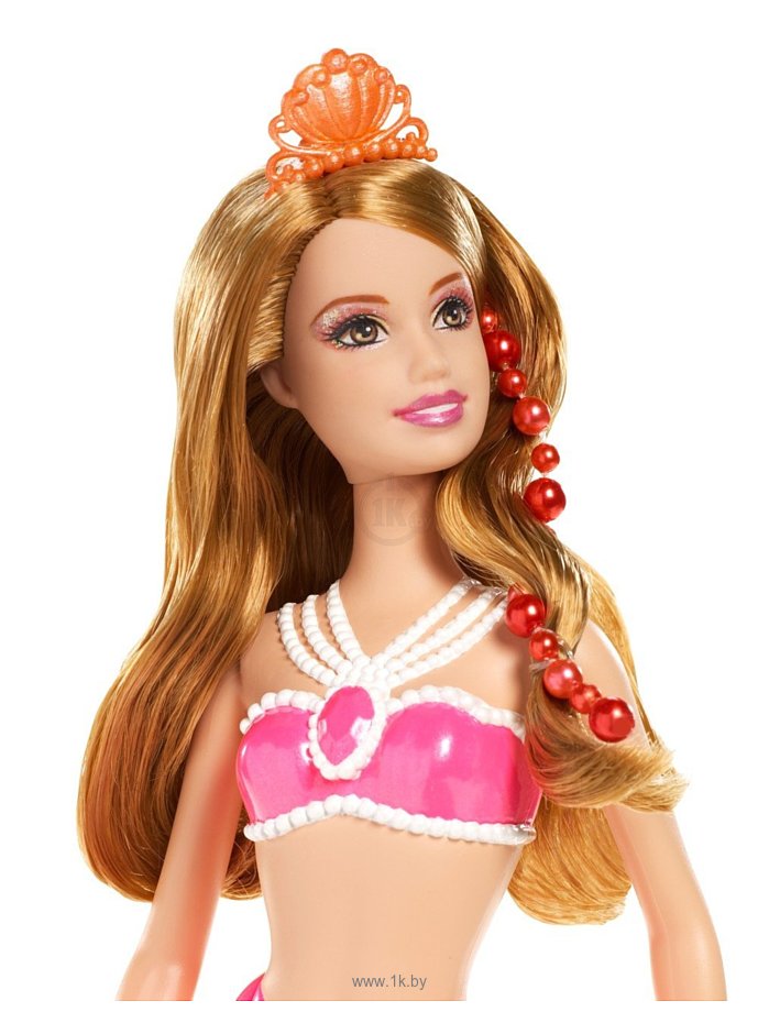 Фотографии Barbie The Pearl Princess Mermaid Doll, Coral (BDB49)
