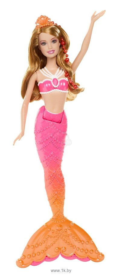 Фотографии Barbie The Pearl Princess Mermaid Doll, Coral (BDB49)