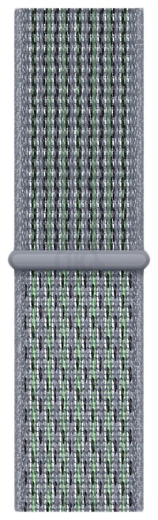 Фотографии Apple Nike из плетеного нейлона 44 мм (дымчатый серый) MGQL3