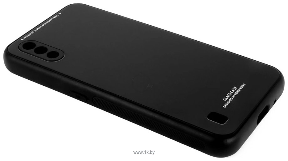 Фотографии Case Glassy для Samsung Galaxy M01 (черный)