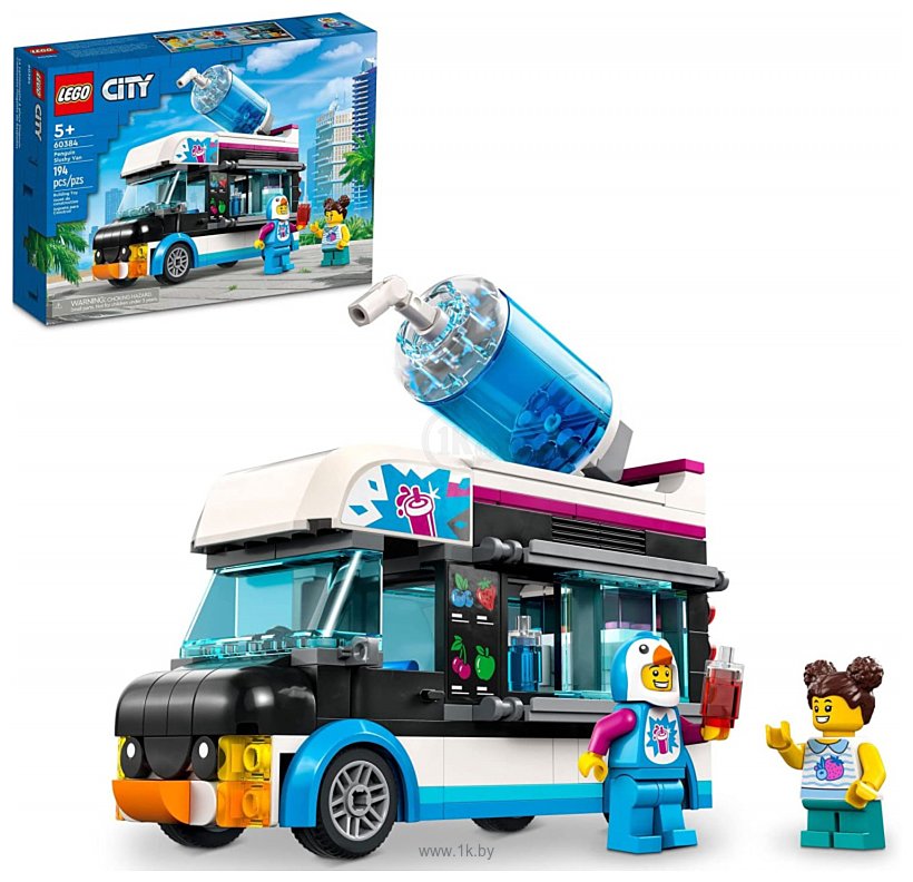 Фотографии LEGO City 60384 Коктейльный фургон пингвина