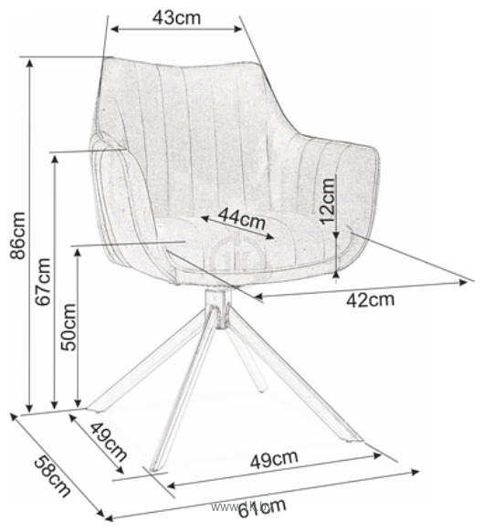 Фотографии Signal Azalia Velvet bluvel 4215 (корица/черный)