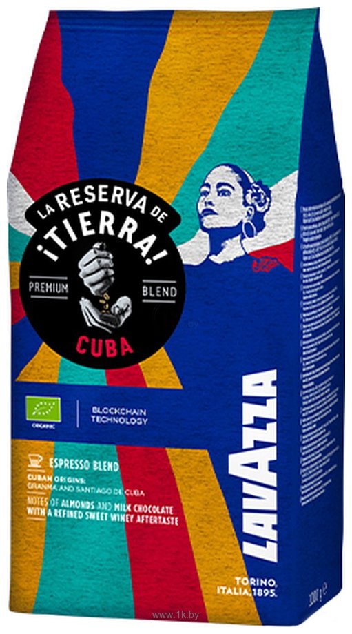 Фотографии Lavazza La Reserva de Tierra Cuba Organic Espresso Blend в зернах 1кг