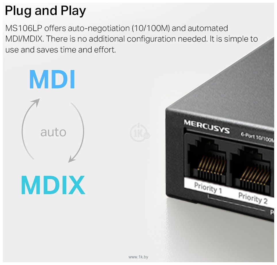 Фотографии Mercusys MS106LP