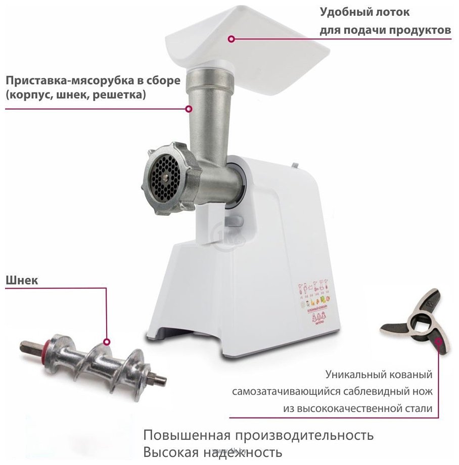 Фотографии Мастерица КЭМ-02 (с прессом для котлет)