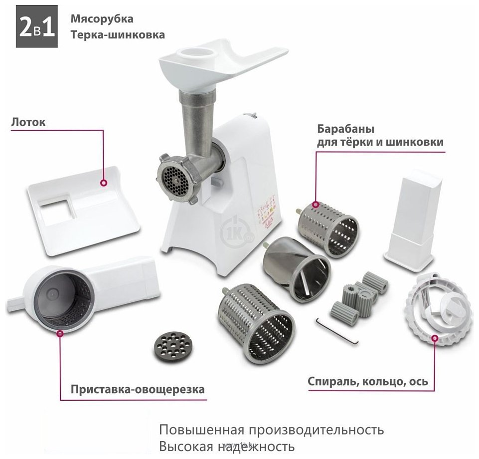 Фотографии Мастерица КЭМ-02 (с прессом для котлет)