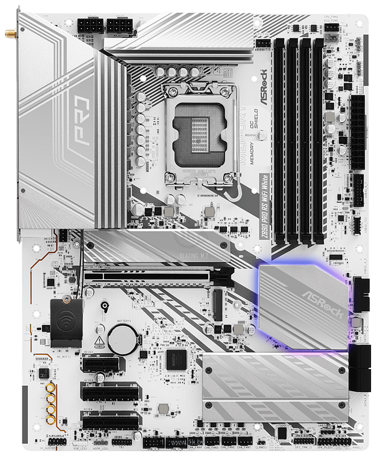 Фотографии ASRock Z890 Pro RS WiFi White