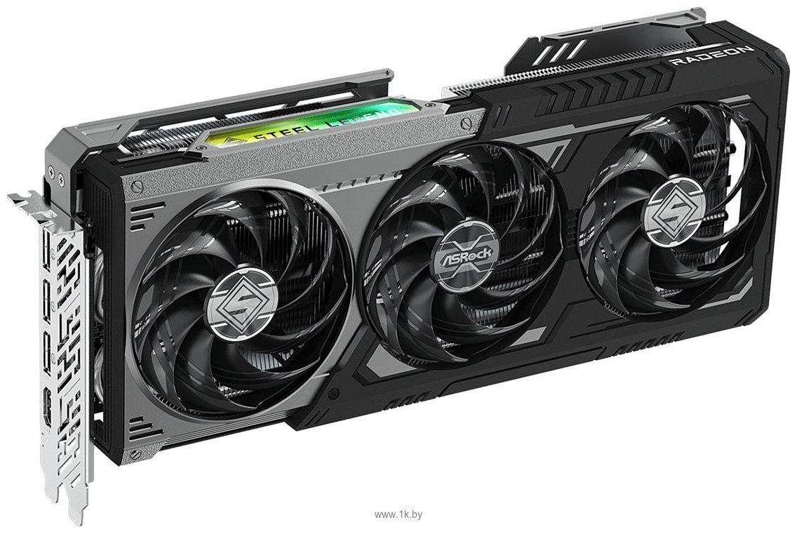 Фотографии ASRock Radeon RX 9070 XT Steel Legend Dark 16GB (RX9070XT SLD 16G)