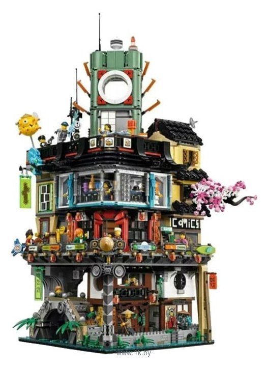 Фотографии Lepin New Ninjiasaga Blocks 06066 Ниндзяго Сити