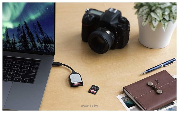 Фотографии SanDisk Extreme Pro SD USB-C SDDR-409-G46