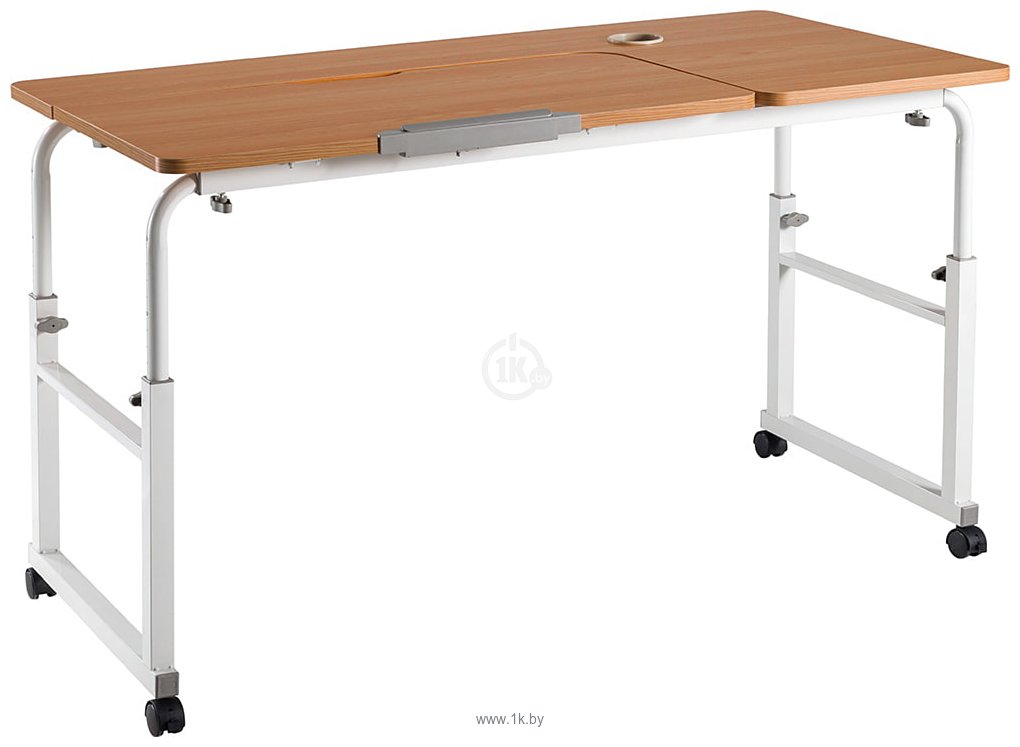 Фотографии ErgoSmart Overbed Big Desk (дуб натуральный/белый)