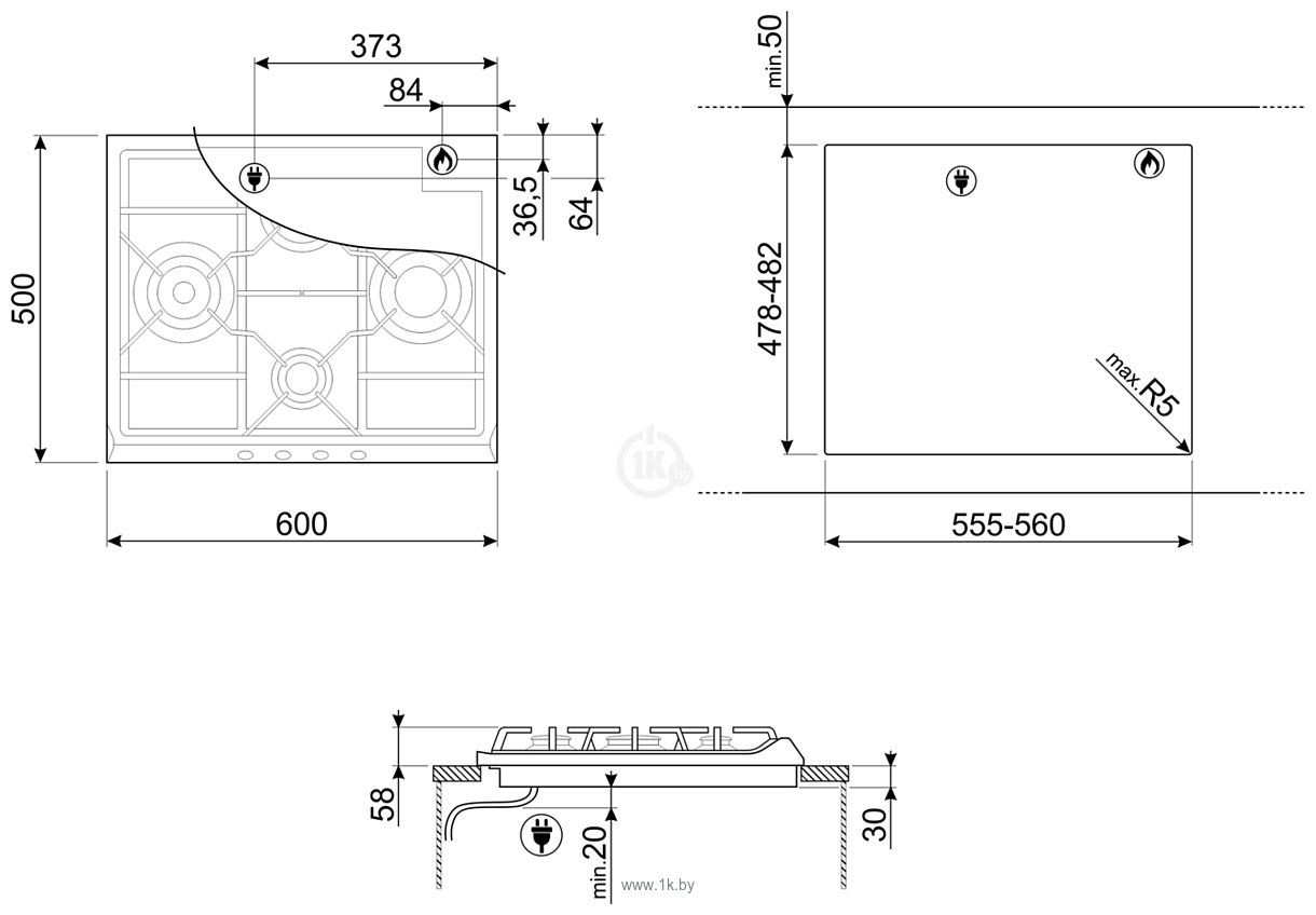 Фотографии Smeg SR264XGH2