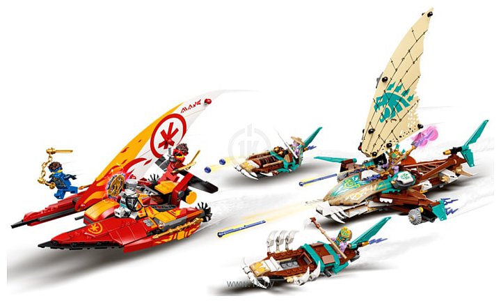 Фотографии LEGO Ninjago 71748 Морская битва на катамаране