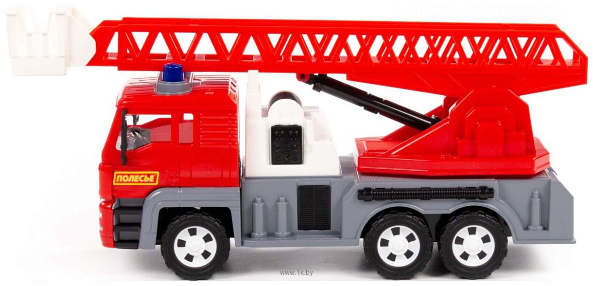 Фотографии Полесье Алмаз автомобиль-пожарный инерционный 86723 (красный)
