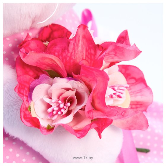 Фотографии BUDI BASA Collection Кошечка Ли-Ли в розовом платье с букетом LK24-048 (24 см)