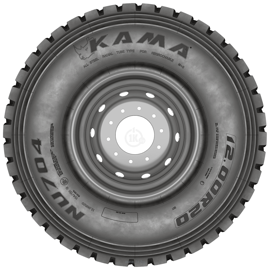 Фотографии Нижнекамскшина Кама NU 704 315/80 R22.5 156/150L