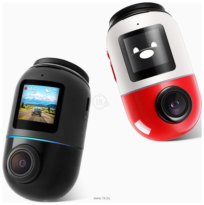 Фотографии 70mai Dash Cam Omni 64GB + GPS-модуль UP04 (красный/белый)