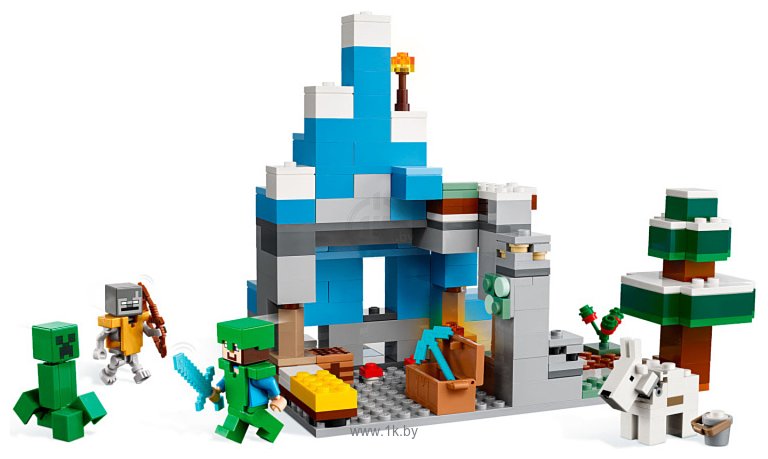 Фотографии LEGO Minecraft 21243 Оледенелые вершины