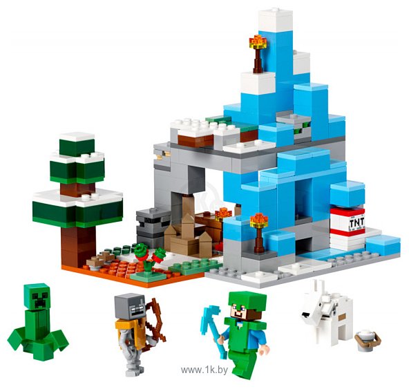 Фотографии LEGO Minecraft 21243 Оледенелые вершины