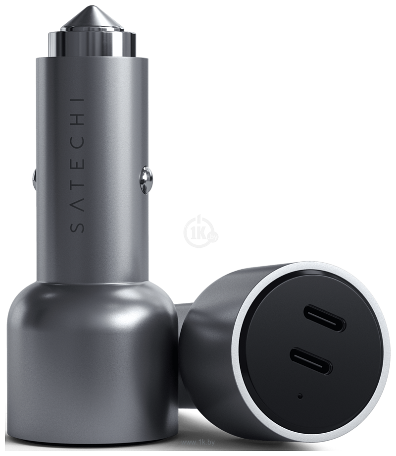 Фотографии Satechi 40W Dual USB-C PD Car Charger ST-U2C40CCM