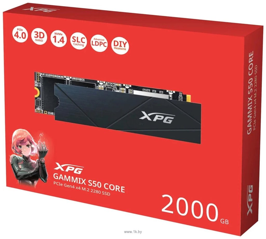 Фотографии ADATA XPG Gammix S50 2TB SGAMMIXS50C-2000G-CS