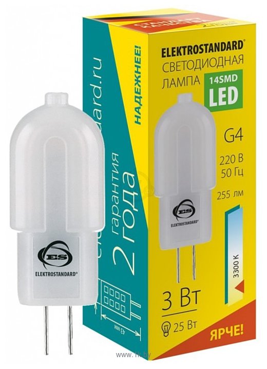 Фотографии Elektrostandard LED AC 3W 3300K G4