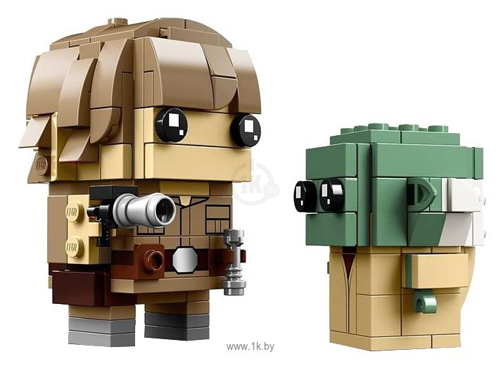Фотографии LEGO BrickHeadz 41627 Люк Скайуокер и Йода