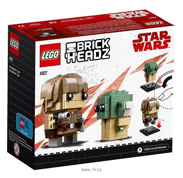 Фотографии LEGO BrickHeadz 41627 Люк Скайуокер и Йода