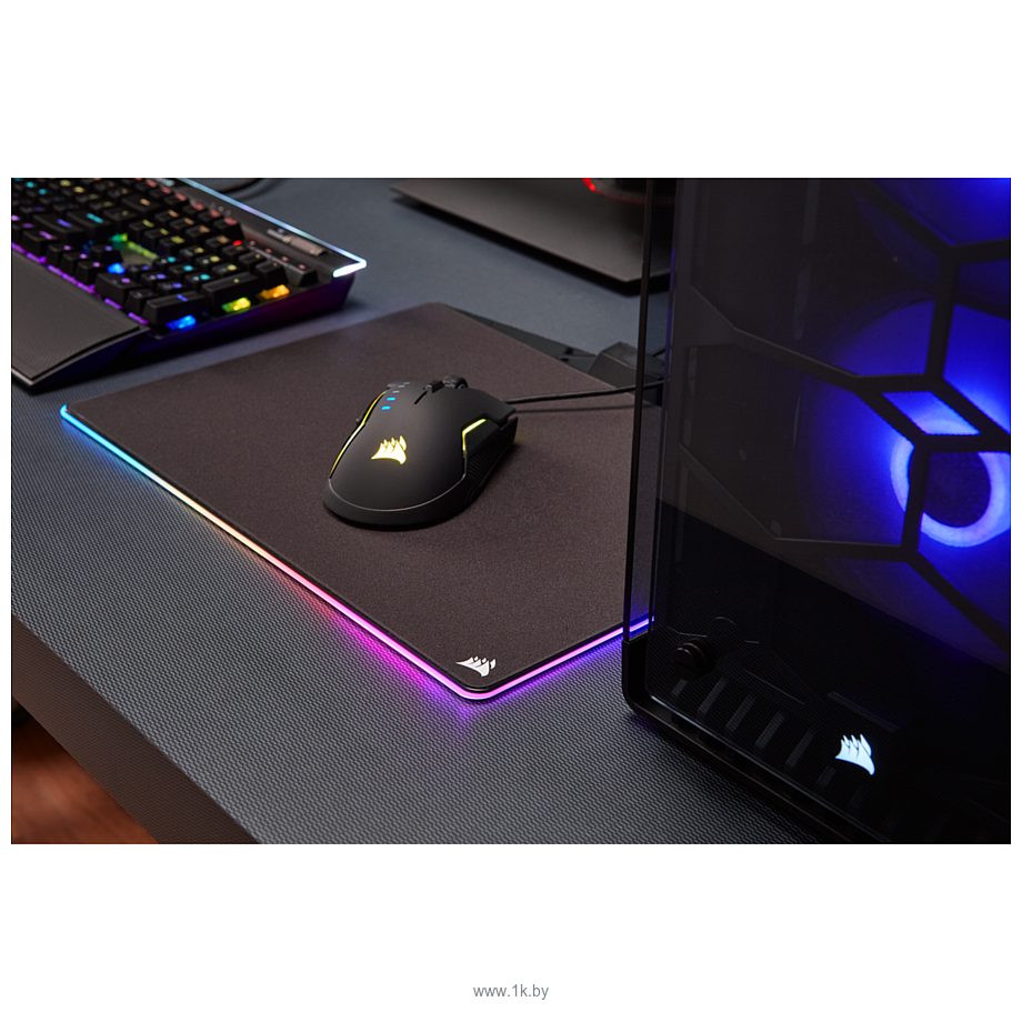 Фотографии Corsair MM800 RGB Polaris Cloth Edition Black (CH-9440021-EU)