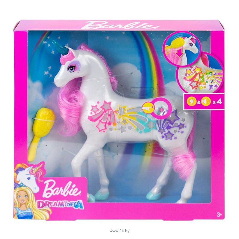 Фотографии Barbie Dreamtopia Brush 'n Sparkle Unicorn GFH60