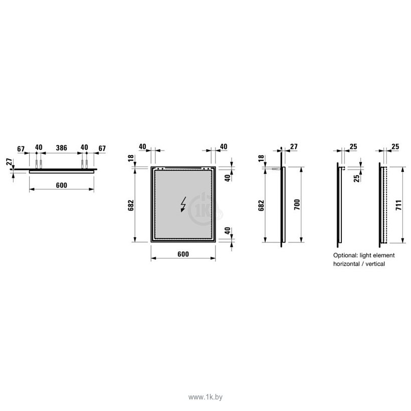 Фотографии Laufen  Frame 25 4474029001441