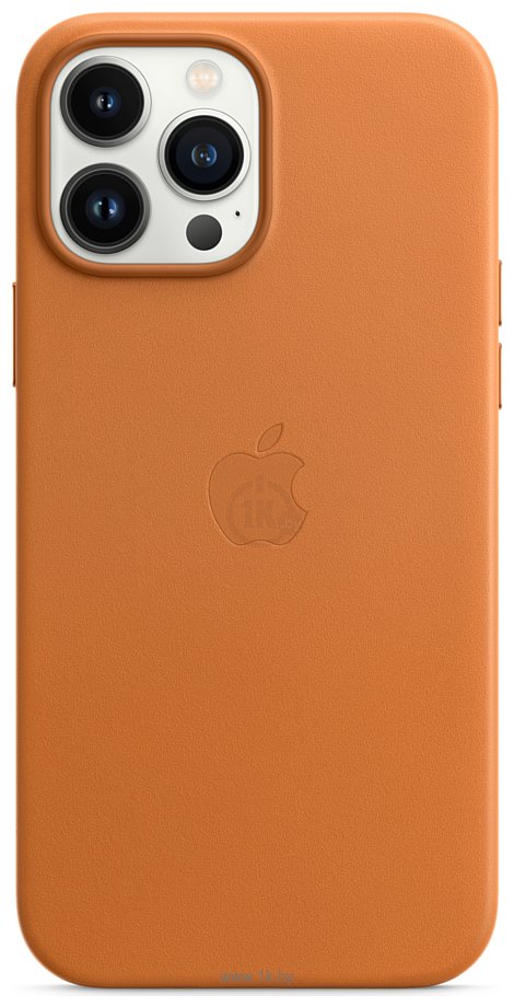 Фотографии Apple MagSafe Leather Case для iPhone 13 Pro Max (золотистая охра)