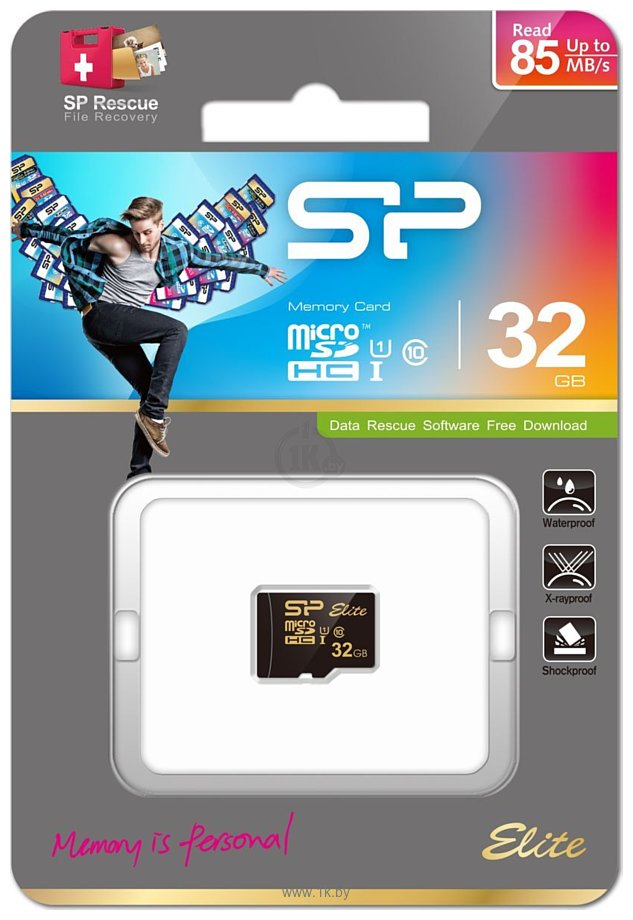 Фотографии Silicon Power Elite Gold microSDHC SP032GBSTHBU1V1G 32GB
