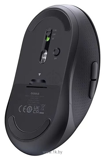 Фотографии Baseus F02 Ergonomic Wireless Mouse black, без батарейки в комплекте