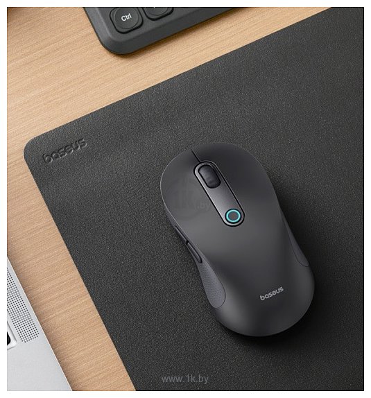 Фотографии Baseus F02 Ergonomic Wireless Mouse black, без батарейки в комплекте