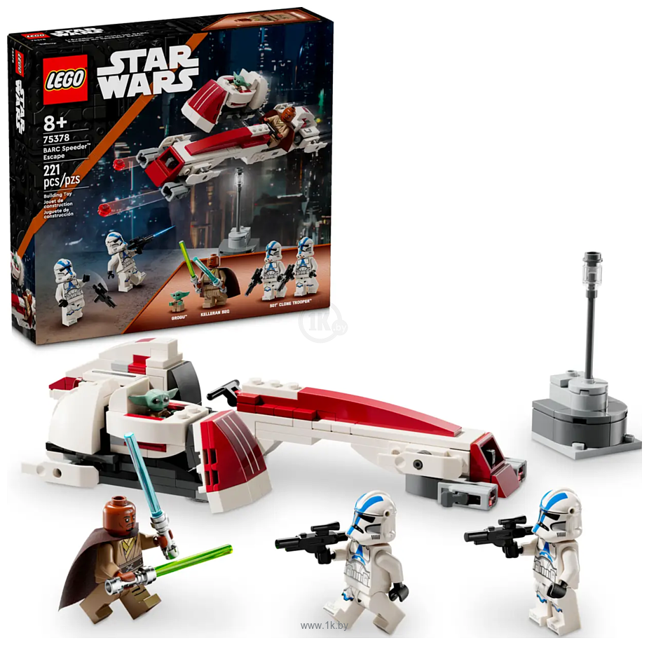 Фотографии LEGO Star Wars 75378 Побег на спидере BARC