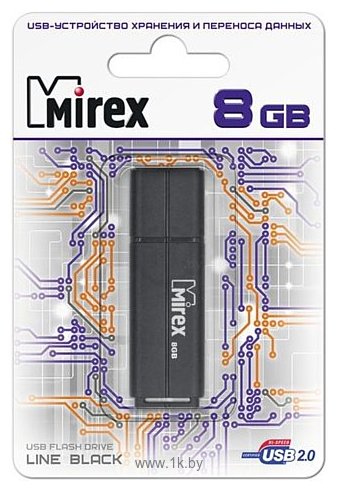Фотографии Mirex Color Blade Line 8GB (13600-FMULBK08)