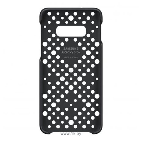 Фотографии Samsung Pattern Cover для Samsung Galaxy S10e (черный/зеленый)