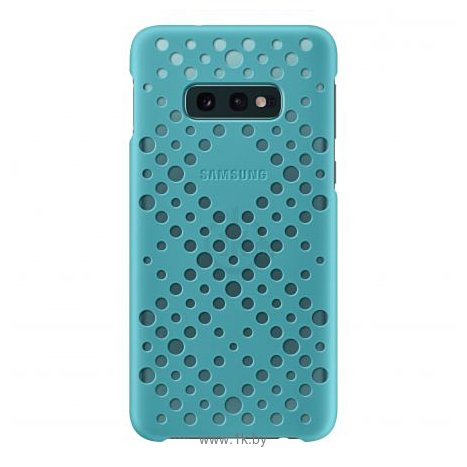 Фотографии Samsung Pattern Cover для Samsung Galaxy S10e (черный/зеленый)