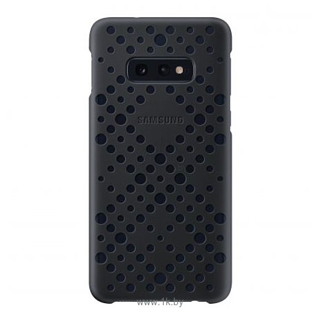 Фотографии Samsung Pattern Cover для Samsung Galaxy S10e (черный/зеленый)