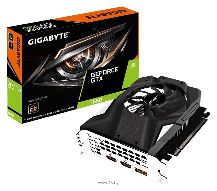 Фотографии GIGABYTE GeForce GTX 1650 MINI ITX OC (GV-N1650IXOC-4GD)