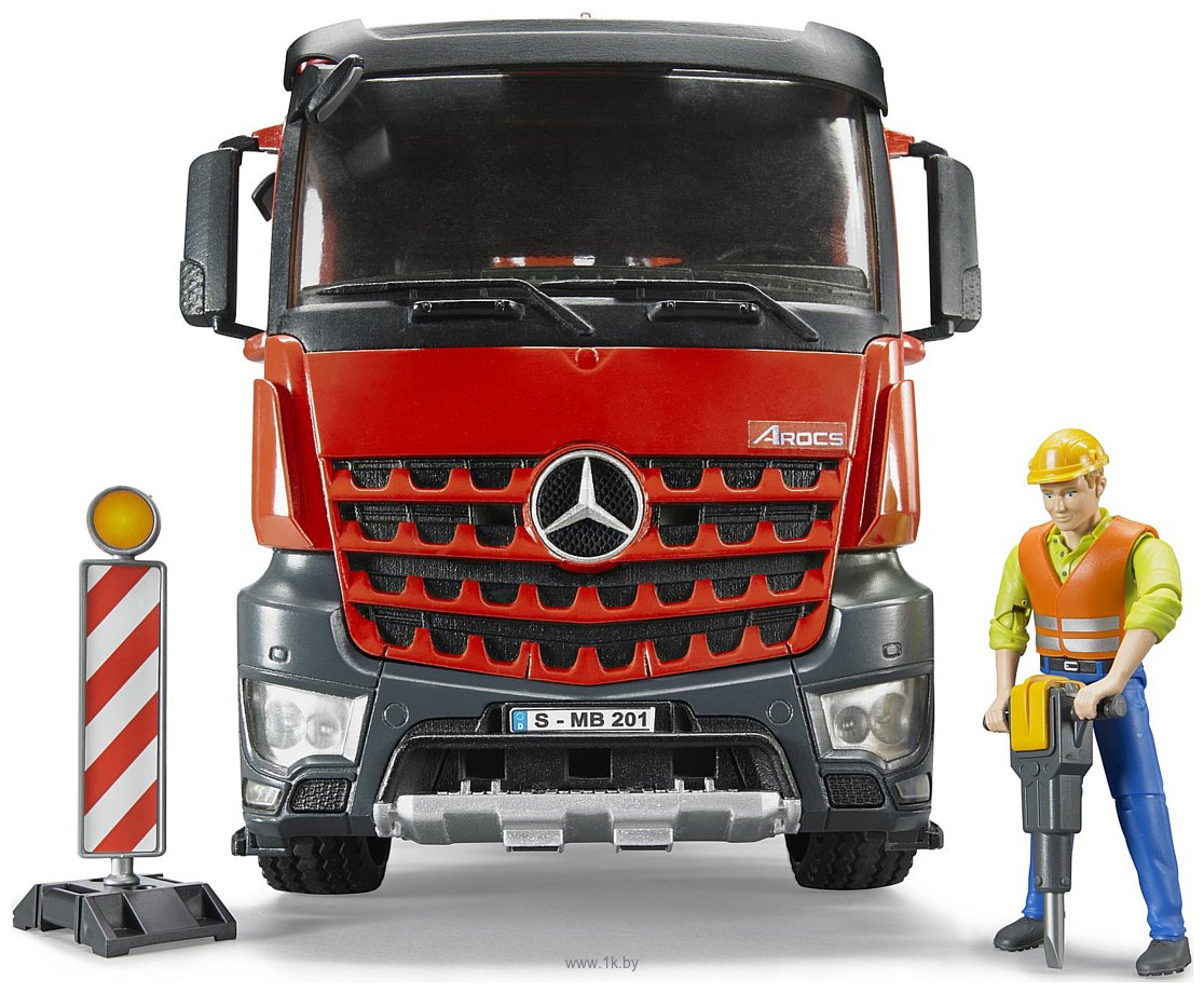 Фотографии Bruder Mercedes-Benz Arocs Construction truck with accessories 03651