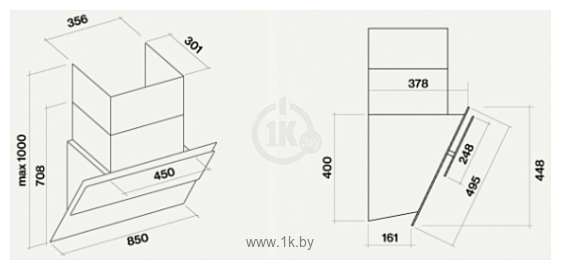 Фотографии Falmec VERSO NRS 85 BK