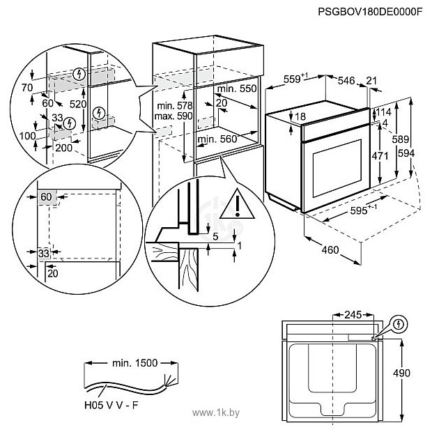 Фотографии Electrolux EOE5C71X