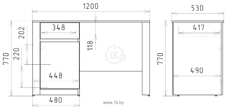 Фотографии Рэйгрупп Bromo СТЖ-10 1D1Y 120x77x53 СТЖ-10 VL (дуб веллингтон)