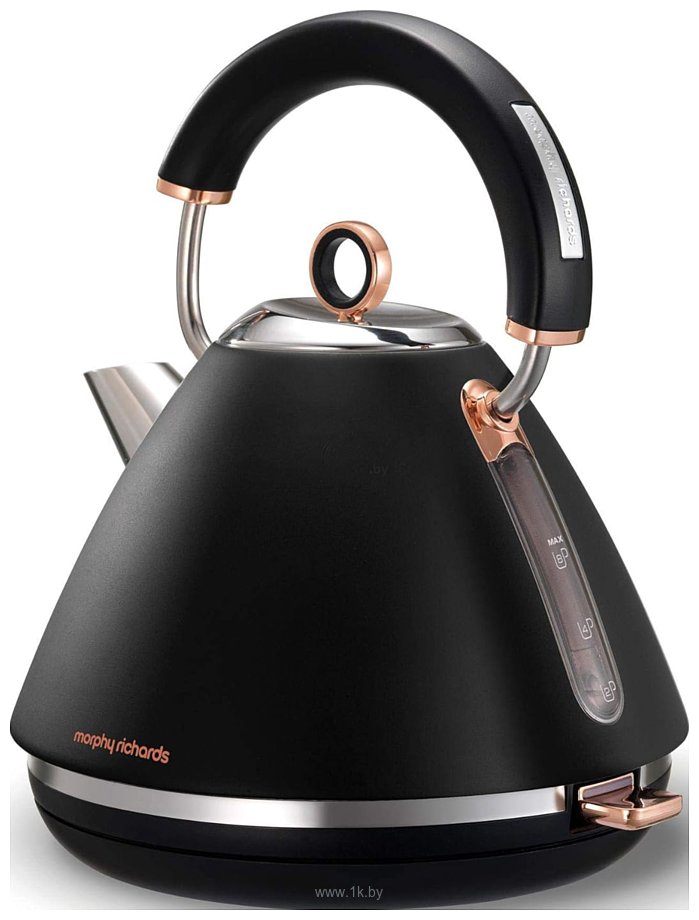 Фотографии Morphy Richards Accents Rose Gold and Black Traditional Kettle 102104