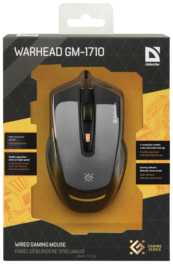 Фотографии Defender Warhead Gaming Mouse GM-1710 USB