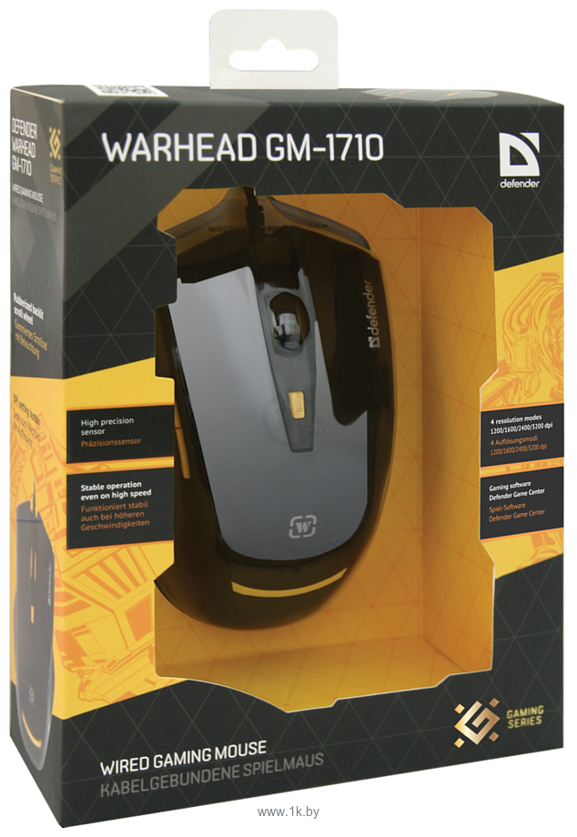 Фотографии Defender Warhead Gaming Mouse GM-1710 USB