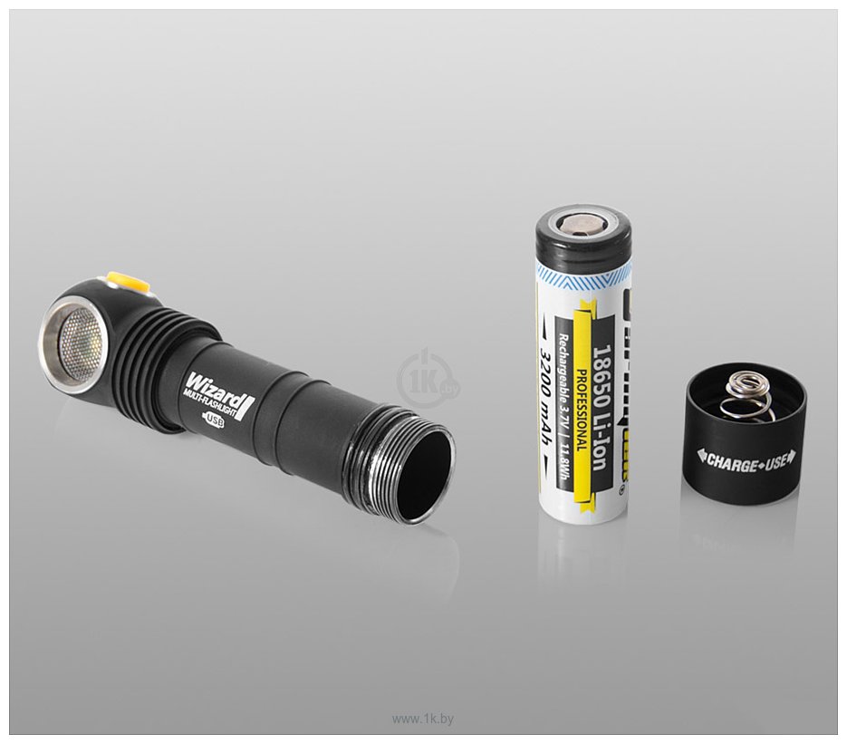 Фотографии Armytek Wizard Magnet USB XP-L (белый свет)+18650 Li-Ion